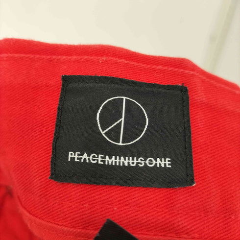 ピースマイナスワン peaceminusone PMO WORK PANTS ワッペン ワークパンツ メンズ