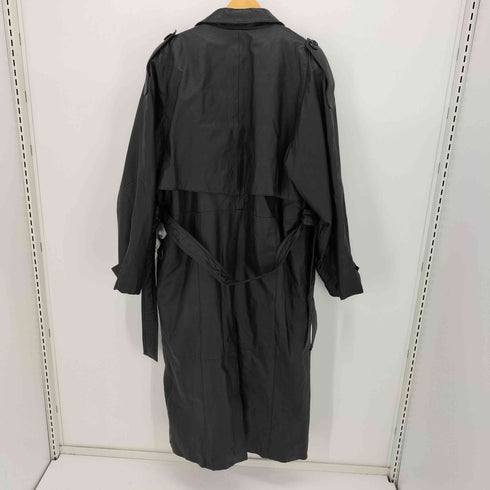 WILDA GENUINE LEATHER レザー トレンチ ロング コート メンズ XXL
