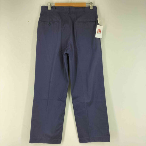 ユーエスネイビー U.S.NAVY 70-80S ノータックスラックスパンツ GENERALジップ メンズ