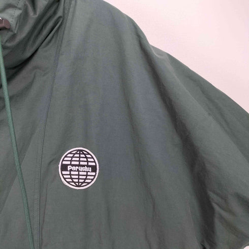 ペルーシュ Perushu ロゴパッチ ナイロン マウンテンパーカ メンズ JPN:M