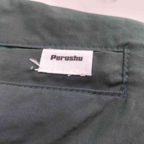 ペルーシュ Perushu ロゴパッチ ナイロン マウンテンパーカ メンズ JPN:M