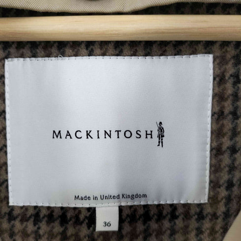 マッキントッシュ Mackintosh UK製 ウールライナー付き ステンカラーコー メンズ UK:36