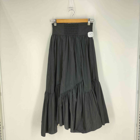 ファーファー furfur アシンメトリーヘムタフタスカート レディース ONE SIZE