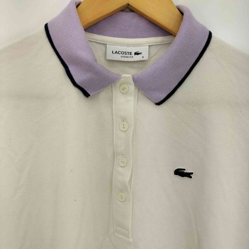 ラコステ LACOSTE Polo Shirt バイカラー 4B 半袖 ポロシャツ レディース import:S