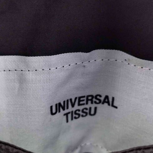 ユニバーサルティシュ UNIVERSAL TISSU タイプライターミストワッシャー加工バンドカラーロングシャツ レディース