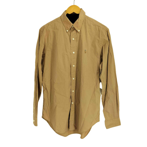 ラルフローレン RALPH LAUREN 90S CLASSIC FIT コットン ポニー刺繍 B.D L/S シャツ メンズ import:M