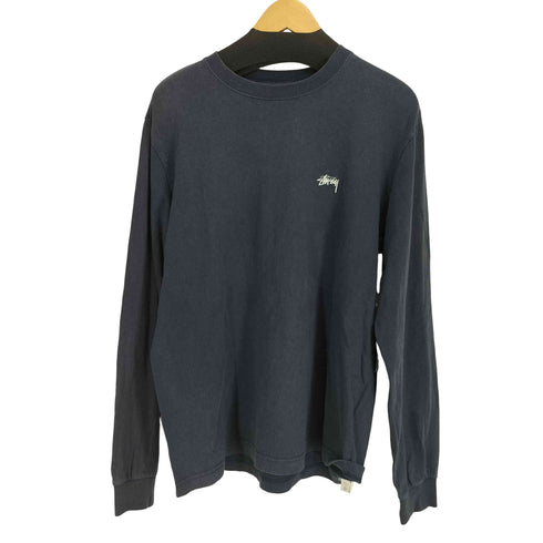 ステューシー Stussy ストックロゴ刺繍 L/S Tシャツ メンズ import:S