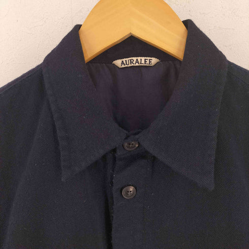 オーラリー AURALEE WOOL KID MOHAIR GABARDINE SHIRTS メンズ JPN:4