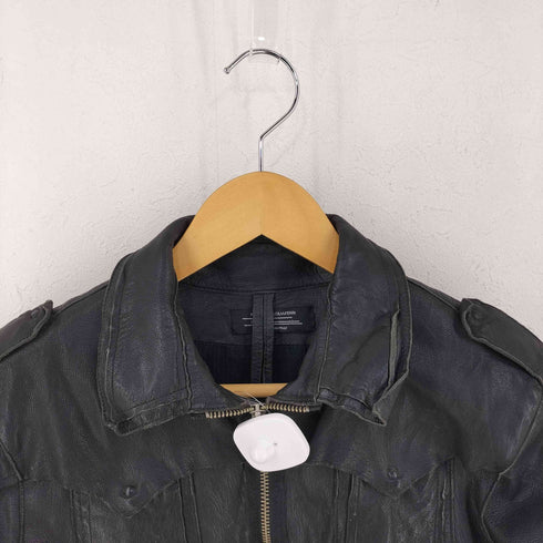 MARCO TAGLIAFERRI イタリア製 ジップアップ レザー ジャケット メンズ 46