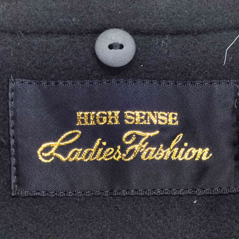 HIGH SENSE Ladies Fashion pure cashmere カシミヤ100 ステンカラーコート レディース 154-162