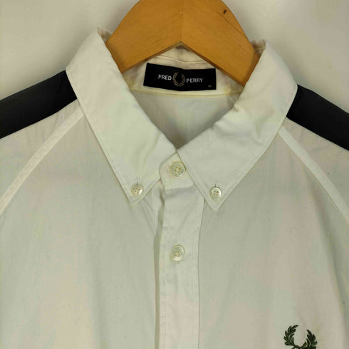フレッドペリー FRED PERRY RAGLAN SLEEVE SHIRT メンズ import:M