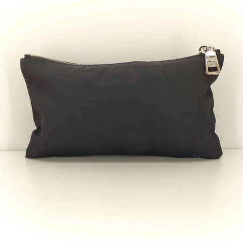 プラダ PRADA TESSUTO SKULL POUCH テスート ナイロン スカル ポーチ レディース