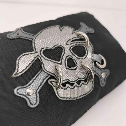 プラダ PRADA TESSUTO SKULL POUCH テスート ナイロン スカル ポーチ レディース
