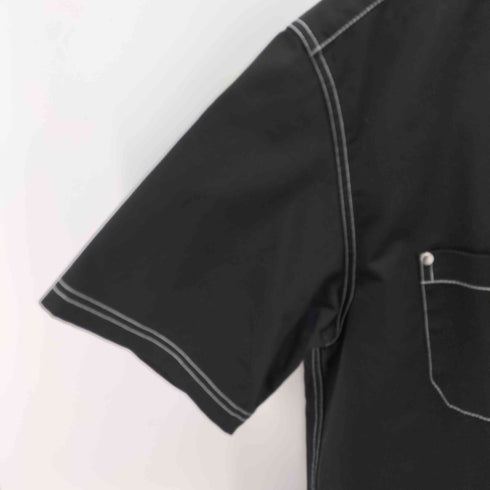 エクストララージ XLARGE STITCHED ZIP UP S/S WORK SHIRT メンズ import:L