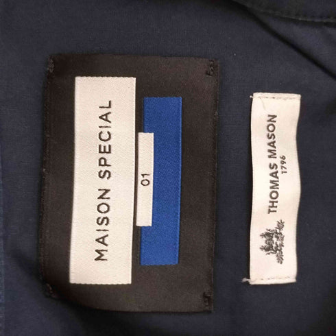 メゾンスペシャル MAISON SPECIAL THOMAS MASON Prime-Over Short Sleeve Shirt メンズ JPN:1
