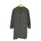 バーバリーズ BURBERRYS wool&cashmere カシミヤ30% ヘリンボーン比翼ステンカラーコート メンズ 165