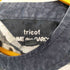 トリココムデギャルソン tricot COMME des GARCONS シワ加工 バンドカラー チェック シルクブレンド ワンピース レディース JPN:S