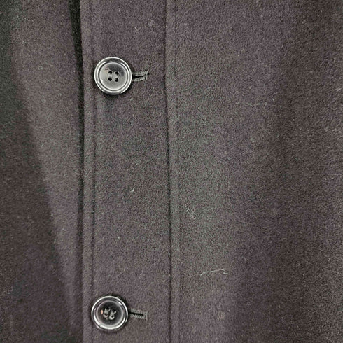 INTIMAGE カシミヤ混 ライナー付き スタンドカラー比翼仕立てコート メンズ