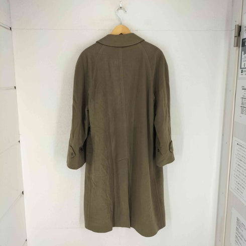 バーバリーズ BURBERRYS wool&cashmere カシミヤ30% 比翼ステンカラーコート メンズ 170