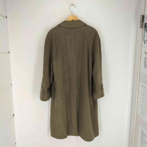 バーバリーズ BURBERRYS wool&cashmere カシミヤ30% 比翼ステンカラーコート メンズ 170