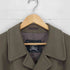 バーバリーズ BURBERRYS wool&cashmere カシミヤ30% 比翼ステンカラーコート メンズ 170