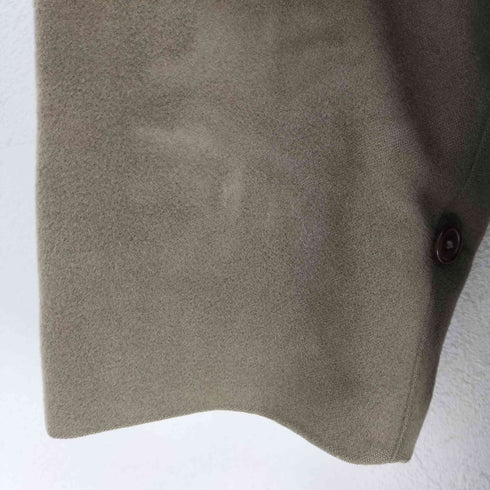 バーバリーズ BURBERRYS wool&cashmere カシミヤ30% 比翼ステンカラーコート メンズ 170