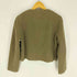 ザラ ZARA フラップクロップドジャケット ゴールドボタン ブレザー ツイードジャケット レディース import:M