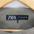 ザラ ZARA フラップクロップドジャケット ゴールドボタン ブレザー ツイードジャケット レディース import:M