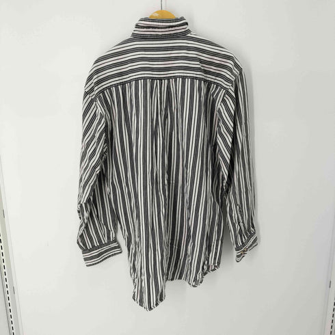 HIS ボタンダウン コットンストライプシャツ メンズ import:L