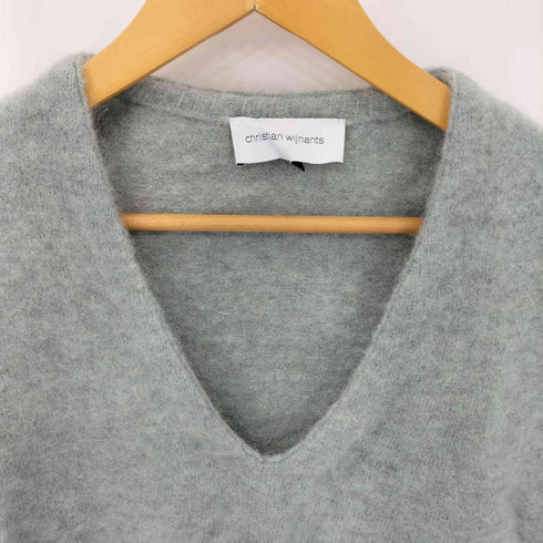 クリスチャンワイナンツ christian wijnants Uネック ウールモヘア ニット レディース import:XS