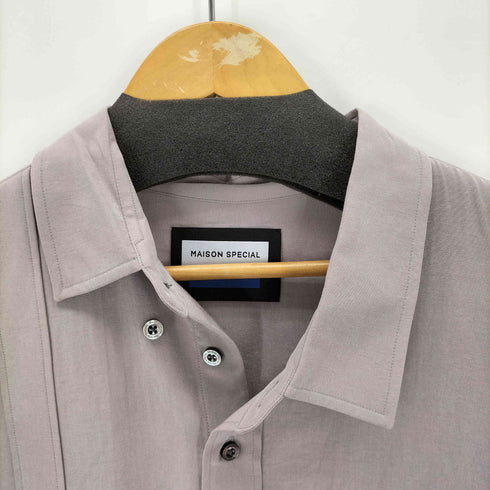 メゾンスペシャル MAISON SPECIAL 24SS 2WAY Asymmetry Prime-Over Shirt メンズ JPN:2