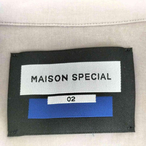 メゾンスペシャル MAISON SPECIAL 24SS 2WAY Asymmetry Prime-Over Shirt メンズ JPN:2
