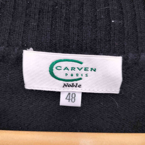 カルヴェン CARVEN カシミヤ100 モックネック ウールニット レディース EUR:48