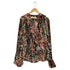 マルニ MARNI 17SS イタリア製 総柄 シルク プルオーバーシャツ レディース 40