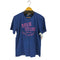 メゾンキツネ MAISON KITSUNE NAVY PALAIS ROYAL PRINT R-NECK T-SHIRT メンズ JPN:L