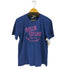 メゾンキツネ MAISON KITSUNE NAVY PALAIS ROYAL PRINT R-NECK T-SHIRT メンズ JPN:L