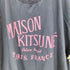 メゾンキツネ MAISON KITSUNE NAVY PALAIS ROYAL PRINT R-NECK T-SHIRT メンズ JPN:L
