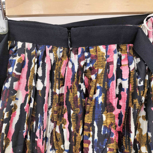マルニ MARNI 17SS イタリア製 総柄 ベルト付き シルク スカート レディース 40