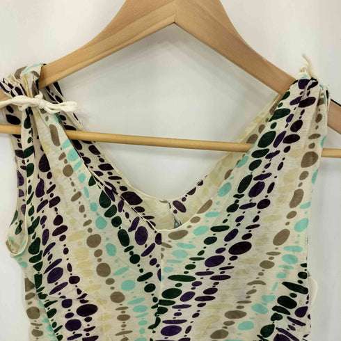 マルニ MARNI イタリア製 多色ドット柄 コットン トップス レディース 40