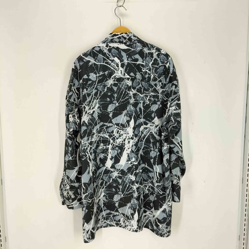N NUMBER グラフィッククロスビッグシルエットロングシャツ メンズ JPN:3
