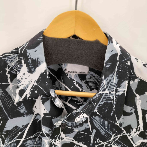 N NUMBER グラフィッククロスビッグシルエットロングシャツ メンズ JPN:3