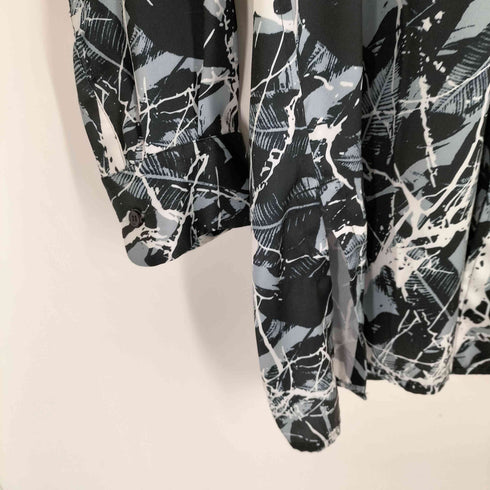 N NUMBER グラフィッククロスビッグシルエットロングシャツ メンズ JPN:3