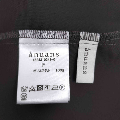アニュアンス anuans アシメフレアヨークブラウス レディース FREE