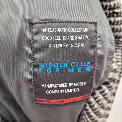 ニコルクラブフォーメン NICOLE CLUB FOR MEN アラカルトハイブリットメルトン スタンドコート メンズ JPN:46