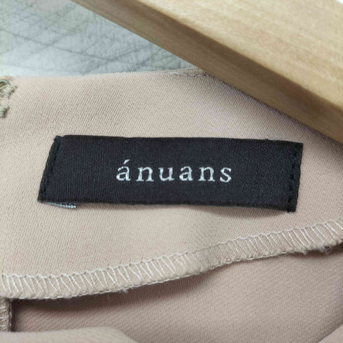 アニュアンス anuans ダブルクロスバルーンスリーブブラウス レディース FREE