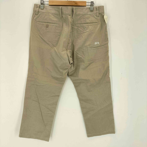 ステューシー Stussy ロゴ刺繍クロップドチノパン メンズ 34