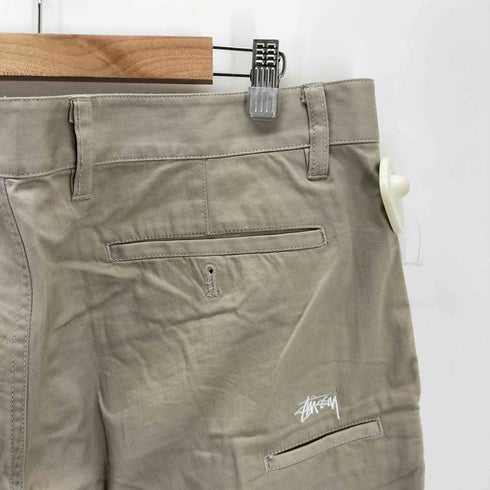 ステューシー Stussy ロゴ刺繍クロップドチノパン メンズ 34