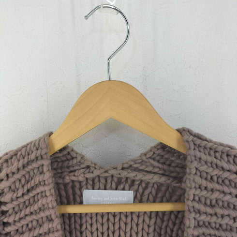 オードリーアンドジョンワッド Audrey and John Wad ペルーニット カーディガン レディース FREE