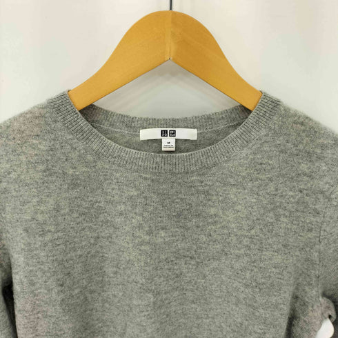 ユニクロ UNIQLO カシミヤ100 クルーネックニット レディース import:M