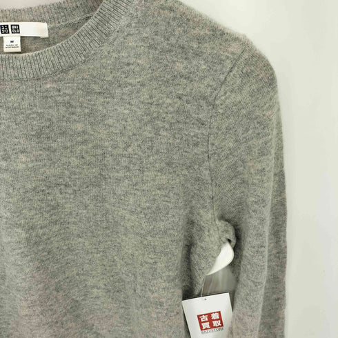 ユニクロ UNIQLO カシミヤ100 クルーネックニット レディース import:M